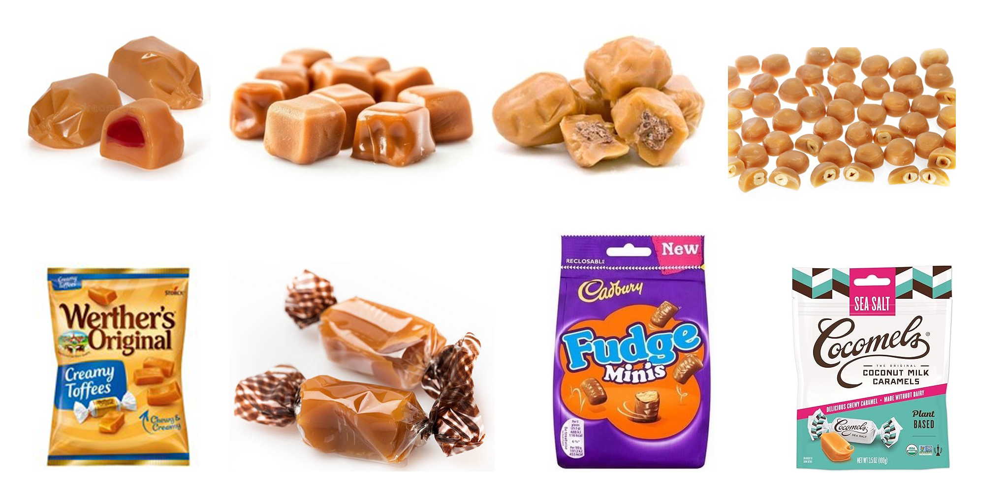 Chewy Toffee, Caramel, and Fudge Production Line with Whole Nut Filling Products